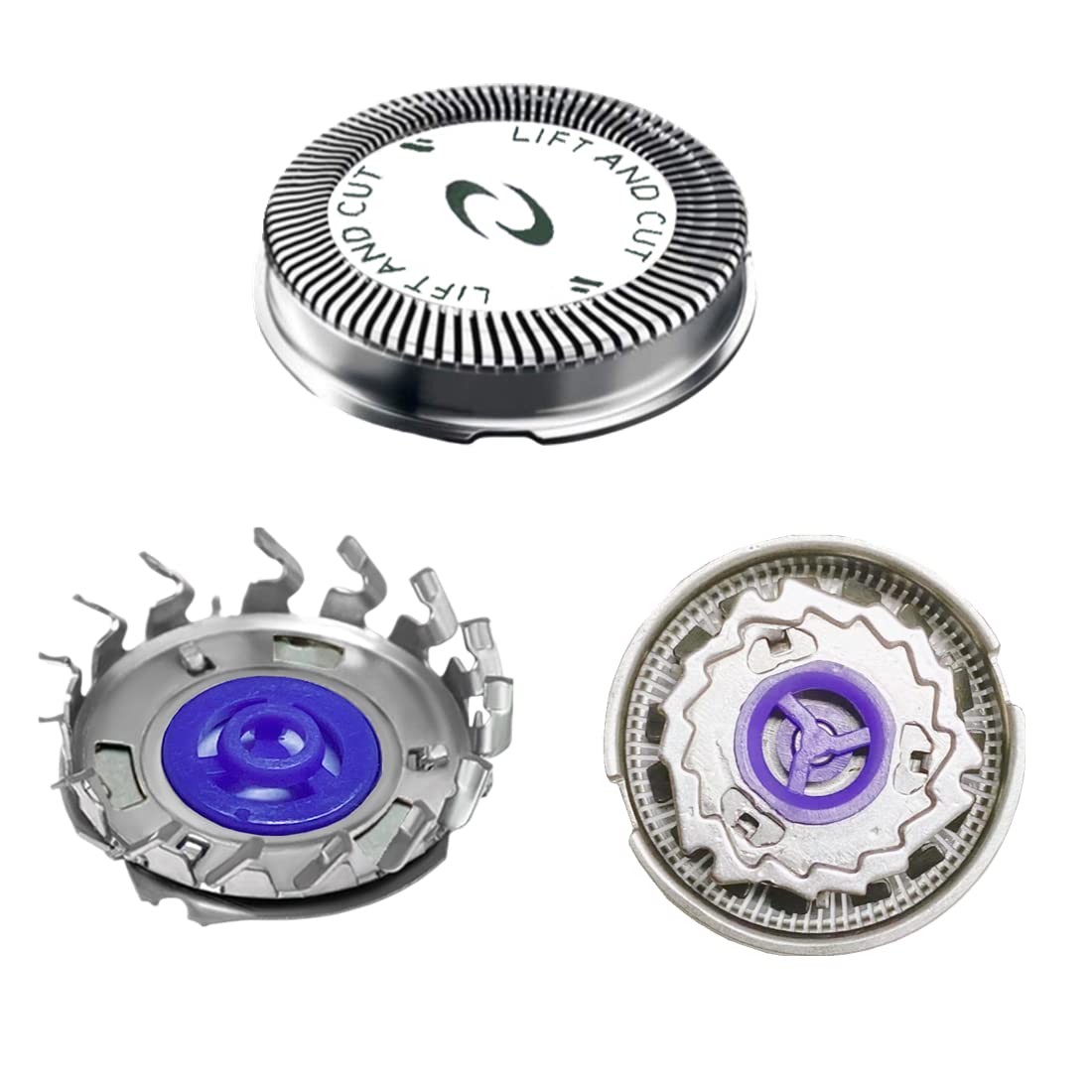Hq56 Replacement Shaver Heads For Hq3 Hq4 Hq55 Hq56 Hq6,Replacement Shaver Head Compatible With Philips Norelco Hq300 Hq442 Hq91